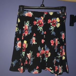floral skirt